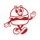better burger icon red transparent